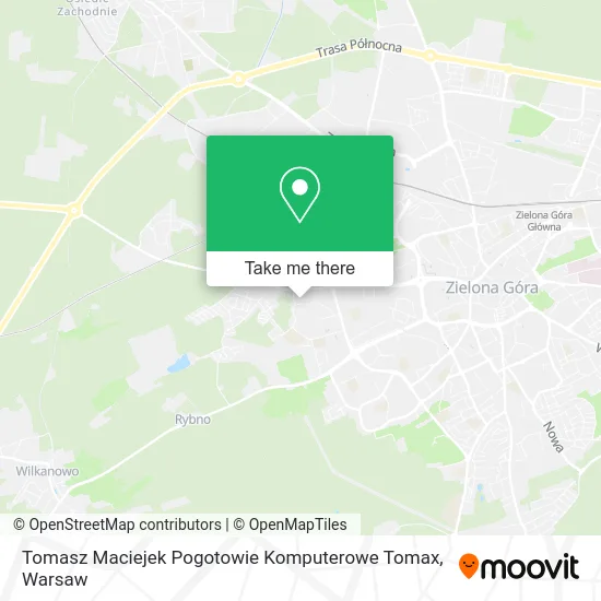 Tomasz Maciejek Pogotowie Komputerowe Tomax map