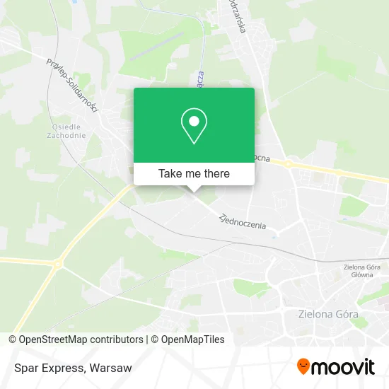 Spar Express map