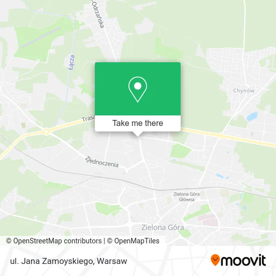 ul. Jana Zamoyskiego map