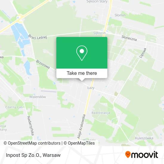 Inpost Sp Zo.O. map