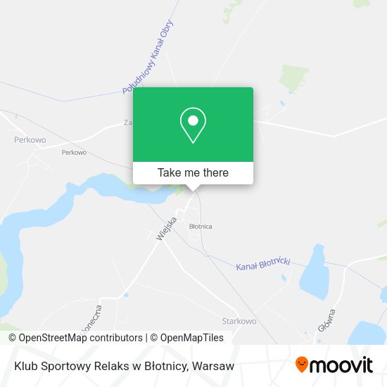 Klub Sportowy Relaks w Błotnicy map