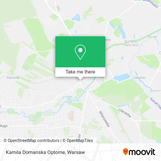 Kamila Domanska Optome map