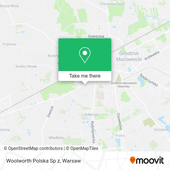 Woolworth Polska Sp z map