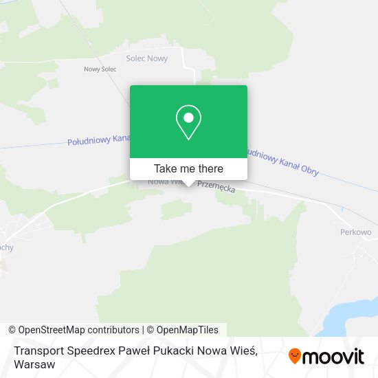 Transport Speedrex Paweł Pukacki Nowa Wieś map