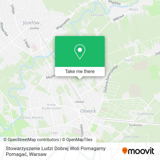 Stowarzyszenie Ludzi Dobrej Woli Pomagamy Pomagać map