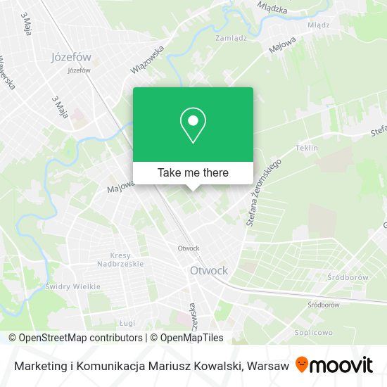 Marketing i Komunikacja Mariusz Kowalski map