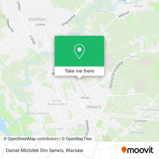 Daniel Miziołek Dm Serwis map