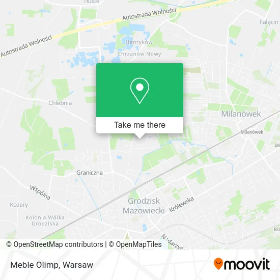 Карта Meble Olimp