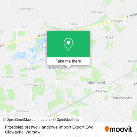 Przedsiębiorstwo Handlowe Import Export Ewa Głowacka map