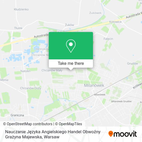 Nauczanie Języka Angielskiego Handel Obwoźny Grażyna Majewska map