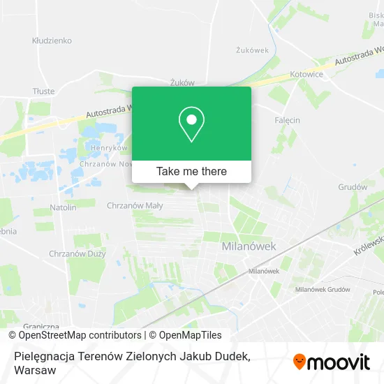 Карта Pielęgnacja Terenów Zielonych Jakub Dudek