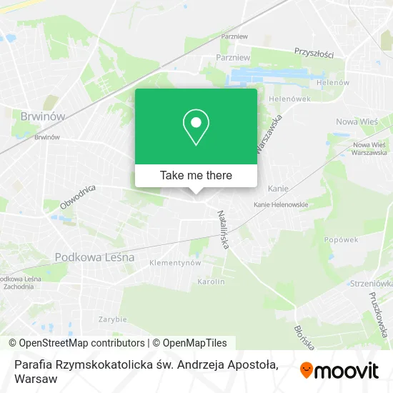 Карта Parafia Rzymskokatolicka św. Andrzeja Apostoła