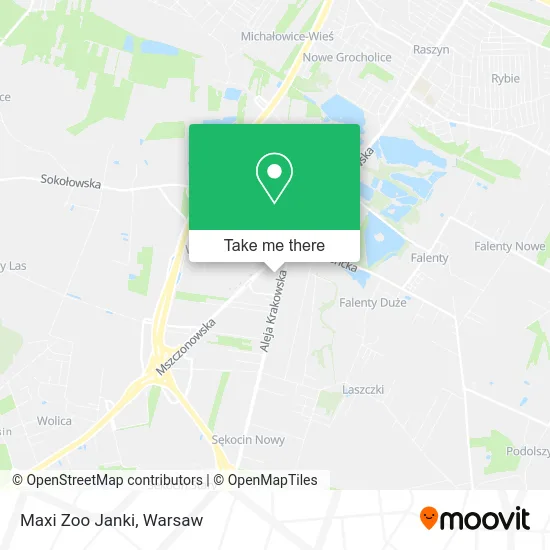 Maxi Zoo Janki map