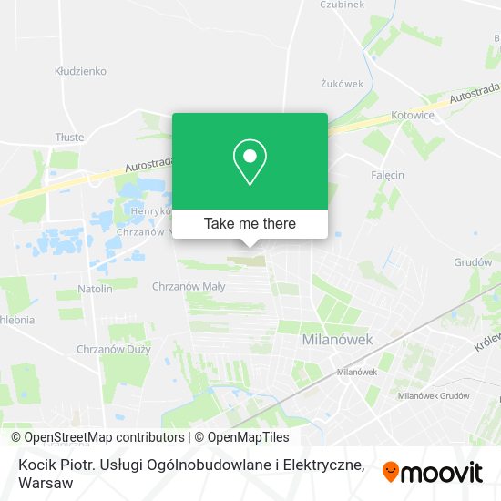 Kocik Piotr. Usługi Ogólnobudowlane i Elektryczne map