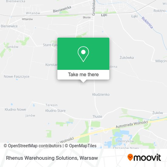 Rhenus Warehousing Solutions map