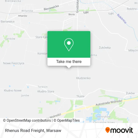 Карта Rhenus Road Freight