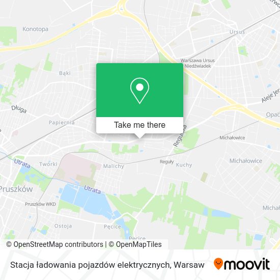 Stacja ładowania pojazdów elektrycznych map