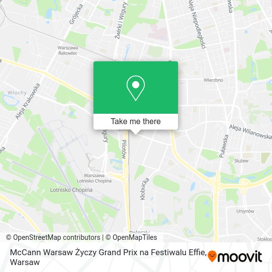 McCann Warsaw Życzy Grand Prix na Festiwalu Effie map