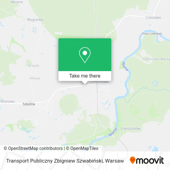 Карта Transport Publiczny Zbigniew Szwabiński
