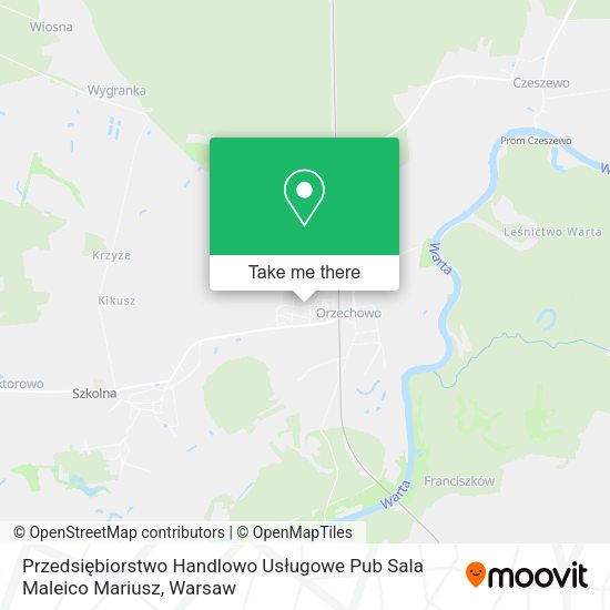 Przedsiębiorstwo Handlowo Usługowe Pub Sala Maleico Mariusz map