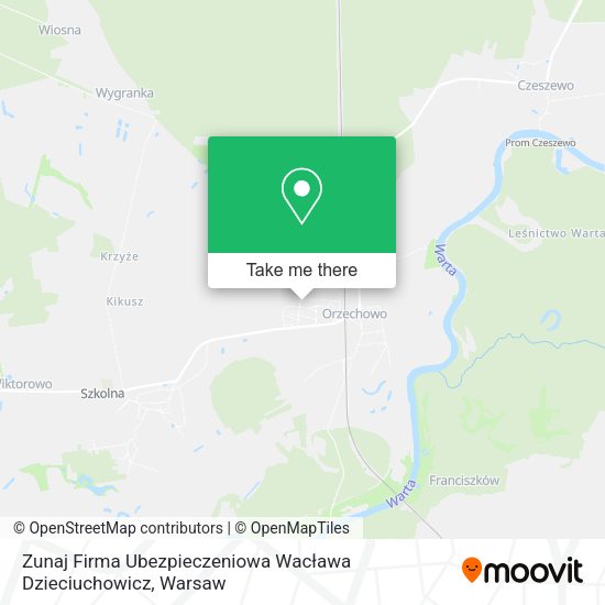 Zunaj Firma Ubezpieczeniowa Wacława Dzieciuchowicz map