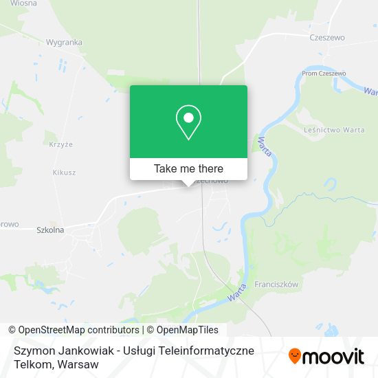 Szymon Jankowiak - Usługi Teleinformatyczne Telkom map