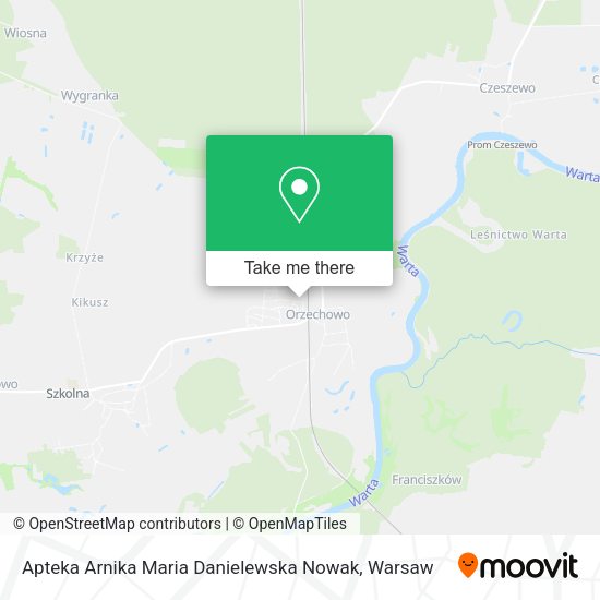 Apteka Arnika Maria Danielewska Nowak map