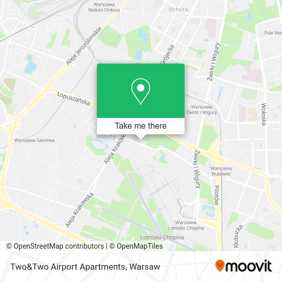 Two&Two Airport Apartments map