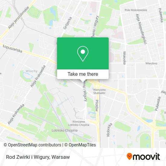 Карта Rod Zwirki i Wigury