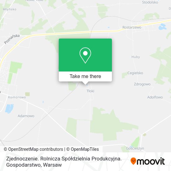 Zjednoczenie. Rolnicza Spółdzielnia Produkcyjna. Gospodarstwo map