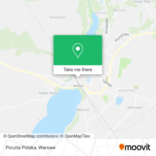 Карта Poczta Polska