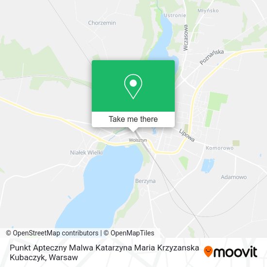 Punkt Apteczny Malwa Katarzyna Maria Krzyzanska Kubaczyk map