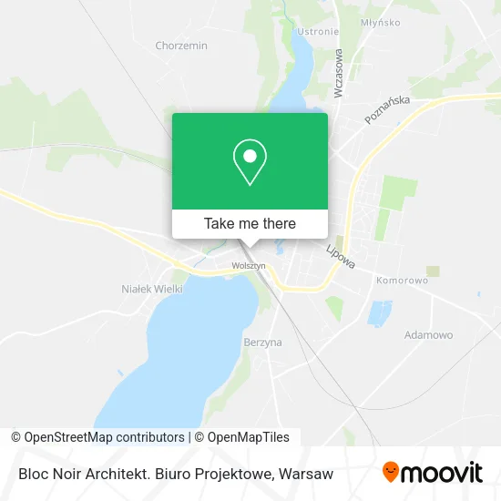 Карта Bloc Noir Architekt. Biuro Projektowe