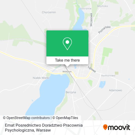 Emat Posrednictwo Doradztwo Pracownia Psychologiczna map