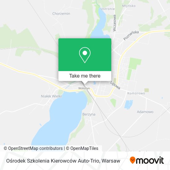 Ośrodek Szkolenia Kierowców Auto-Trio map