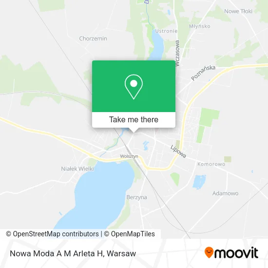 Карта Nowa Moda A M Arleta H