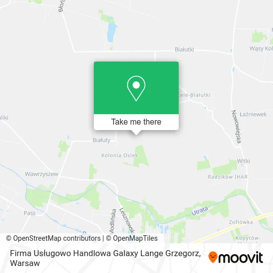 Firma Usługowo Handlowa Galaxy Lange Grzegorz map