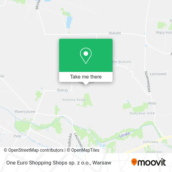 One Euro Shopping Shops sp. z o.o. map