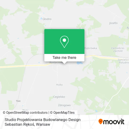 Карта Studio Projektowania Budowlanego Design Sebastian Rękoś