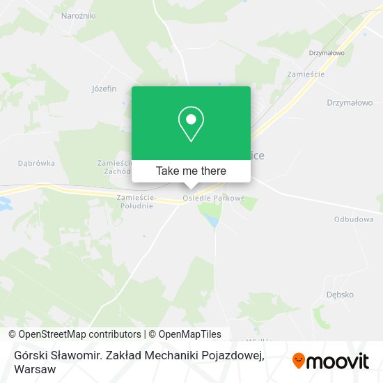 Górski Sławomir. Zakład Mechaniki Pojazdowej map