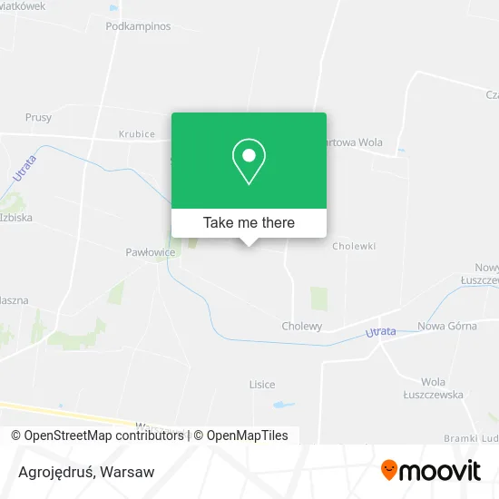 Agrojędruś map
