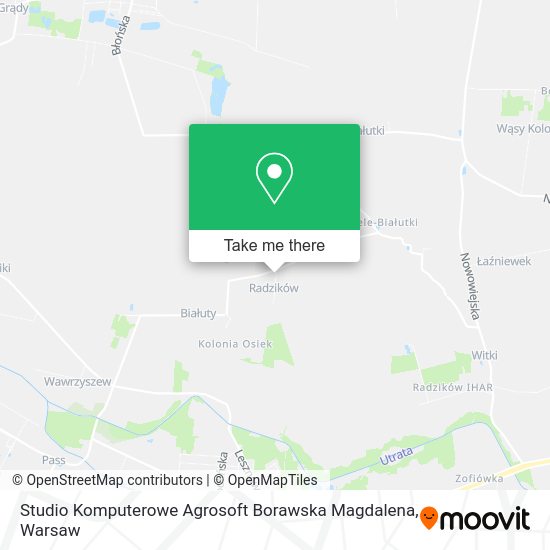 Studio Komputerowe Agrosoft Borawska Magdalena map