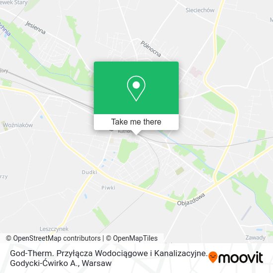 God-Therm. Przyłącza Wodociągowe i Kanalizacyjne. Godycki-Ćwirko A. map