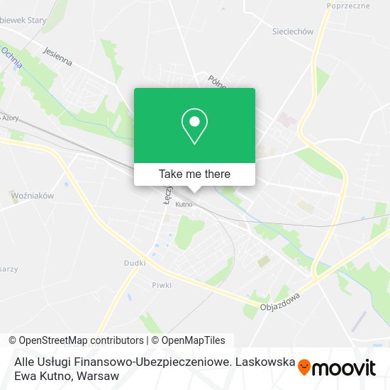 Alle Usługi Finansowo-Ubezpieczeniowe. Laskowska Ewa Kutno map