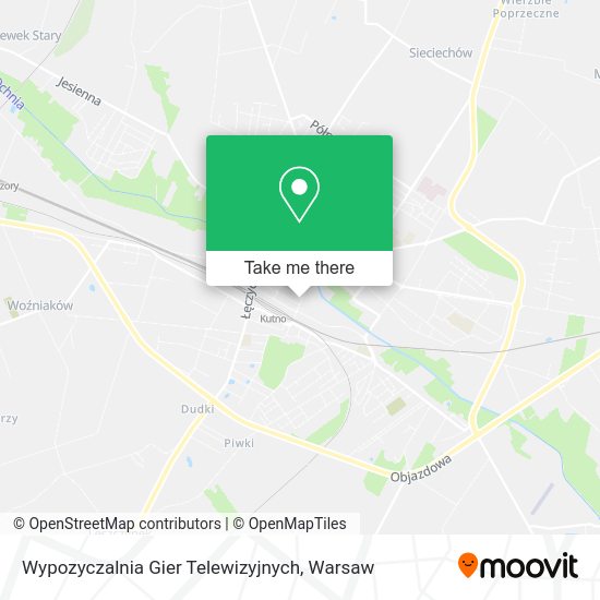 Wypozyczalnia Gier Telewizyjnych map