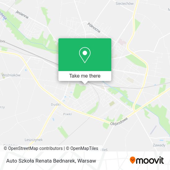 Auto Szkoła Renata Bednarek map