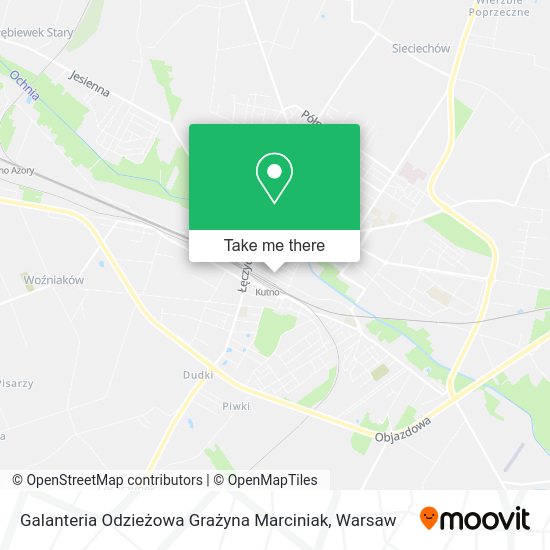 Galanteria Odzieżowa Grażyna Marciniak map