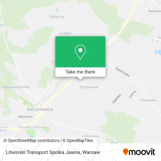 Карта Litwinski Transport Spolka Jawna
