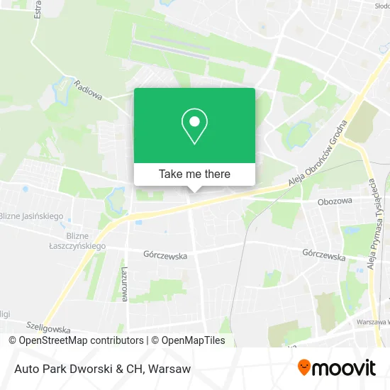 Auto Park Dworski & CH map