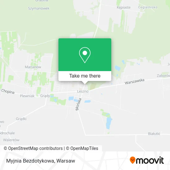 Myjnia Bezdotykowa map